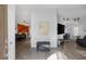Home entryway showcasing neutral decor, wood floors, and views into other living spaces at 6308 Canyon Ridge Dr, Las Vegas, NV 89108