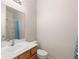 Traditional bathroom with a single sink vanity and a shower and tub combination at 6512 N Bruce St, North Las Vegas, NV 89086