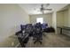 Versatile room with ceiling fan, suitable for a bedroom or home office setup at 7653 Fabled Filigree St, Las Vegas, NV 89149