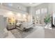 A spacious main bedroom with high ceilings, natural light, and modern décor at 8801 Rozetta Ct, Las Vegas, NV 89134