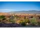 Scenic view of the neighborhood and mountains from backyard at 1130 Calico Rdg, Mesquite, NV 89034