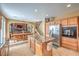 Bright kitchen with center island and easy access to dining and living area at 664 Blue Crystal Creek Rd, Henderson, NV 89002