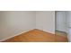 Bedroom with wood floors at 7822 Whitlocks Mill Ave, Las Vegas, NV 89147