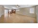 Open floor plan of living room shows tile flooring throughout and natural light at 7822 Whitlocks Mill Ave, Las Vegas, NV 89147