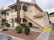 Two-story exterior of home with low maintenance landscaping at 921 Sulphur Springs Ln # 201, Las Vegas, NV 89128