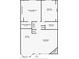 Detailed floor plan showcasing the layout of the primary bedroom, bathrooms, kitchen, laundry, and living room at 921 Sulphur Springs Ln # 201, Las Vegas, NV 89128