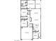 Detailed floor plan showcasing layout with bedrooms, bathrooms, kitchen, and living spaces at 3240 Walker River St, North Las Vegas, NV 89032