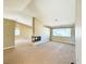 Spacious living room with high ceilings and a modern fireplace feature at 3523 Calf Roper Ct, North Las Vegas, NV 89032