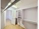 Walk-in closet has shelving at 3523 Calf Roper Ct, North Las Vegas, NV 89032