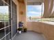 Cozy patio with flower pots and open view at 8452 Boseck Dr # 225, Las Vegas, NV 89145