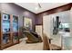 Office boasts display cabinet, massage chair, and neutral flooring at 10004 Terrastone Dr, Las Vegas, NV 89148