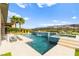 Luxury pool featuring mountain views at 103 Reflection Cove Dr, Henderson, NV 89011