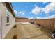 Spacious desert backyard with rock, potential for low maintenance, private living at 1265 Inward Hill St, Henderson, NV 89002