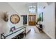 Inviting foyer featuring a grand entrance, stylish decor, and ample natural light at 176 Tierra Bonita Ct, Henderson, NV 89074