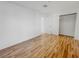 Spacious bedroom featuring hardwood floors and a large closet for ample storage at 2044 Mesquite Ln # 202, Laughlin, NV 89029
