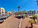 Outdoor community area with picnic tables, grills, and landscaping at 2044 Mesquite Ln # 202, Laughlin, NV 89029