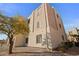 Exterior view of the apartment building featuring low maintenance landscaping at 2044 Mesquite Ln # 202, Laughlin, NV 89029