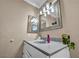 Bright bathroom featuring granite vanity, ample counter space and modern fixtures at 266 Cordero Dr, Henderson, NV 89074