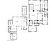 Detailed floor plan showcasing a home's layout with bedrooms, living areas, and bathroom at 292 Crimson Edge St, Henderson, NV 89012