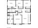 Second floor layout featuring a Primary bedroom, three bedrooms, a game room and laundry room at 3228 Walker River St, North Las Vegas, NV 89032