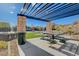 Community park picnic area with a view of the mountains at 33 Reverie Heights Ave, Henderson, NV 89011