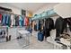 Spacious closet with ample hanging storage and shelving for shoes and accessories at 4531 S Bay Tree Ct, Pahrump, NV 89061