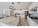 Well-lit kitchen with a spacious island, and stainless steel appliances at 4531 S Bay Tree Ct, Pahrump, NV 89061