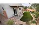 Private backyard featuring pavers, covered patio, and low maintenance desert landscaping at 5151 Capucina St # Lot 1, Las Vegas, NV 89122