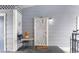 Charming entrance with decorative door, table, chair, and stylish decor at 5841 Medallion Dr # 202, Las Vegas, NV 89122