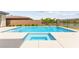 Stunning pool and spa surrounded by landscaped grounds and picturesque views, ideal for relaxation at 59 Reflection Bay Dr, Henderson, NV 89011