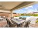 Inviting pool with surrounding greenery and mountain views at 59 Reflection Bay Dr, Henderson, NV 89011