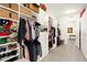 Organized walk-in closet with shelves, drawers and ample storage space at 59 Reflection Bay Dr, Henderson, NV 89011