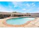 Lovely backyard pool featuring desert landscaping, and mature plants at 6141 Babson Ave, Las Vegas, NV 89110
