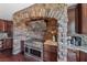 Stone arch above cooking area at 728 N Kiel St, Henderson, NV 89015