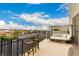 Relaxing rooftop terrace with seating and stunning views of the surrounding area at 731 Glowing Horizon St, Henderson, NV 89052