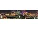 Panoramic city skyline view with dazzling fireworks display in the night sky at 731 Glowing Horizon St, Henderson, NV 89052