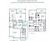 Detailed floor plan showcasing the layout of both floors of this next generation home at 731 Glowing Horizon St, Henderson, NV 89052