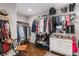 Walk-in closet with clothing racks, shelves, and a dresser providing lots of storage at 7401 Bridlehorne Ave, Las Vegas, NV 89131