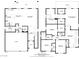 Detailed floor plan showing the layout of the first and second floor featuring the kitchen, living room and bedrooms at 776 Flowing Meadow Dr, Henderson, NV 89014