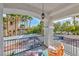 Scenic balcony offering picturesque views of the surrounding landscape and lake at 8133 Desert Jewel Cir, Las Vegas, NV 89128