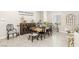 Elegant dining area with a wooden table, stylish chairs, and tasteful decor for a cozy ambiance at 8316 Gold River Ct, Las Vegas, NV 89113