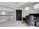 Bedroom featuring workspace, storage, and view of the downstairs at 8340 Carmel Ridge Ct, Las Vegas, NV 89113