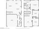Detailed first-floor floor plan showing kitchen, dining room, Gathering room, stairs, laundry, and garage at 9476 Milkweed Canyon Ave, Las Vegas, NV 89166