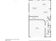 Layout of first floor detailing kitchen, dining, Gathering, laundry, and garage locations at 9476 Milkweed Canyon Ave, Las Vegas, NV 89166