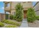 Charming home exterior with manicured landscaping and a welcoming entrance at 9535 Vega Carpio Ave, Las Vegas, NV 89178