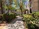 Beautiful community landscaping and walkways provide an inviting atmosphere for residents and visitors alike at 9975 Peace Way # 1140, Las Vegas, NV 89147