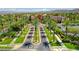 Well-maintained community entrance with palm trees, providing a serene and inviting arrival at 10241 Premia Pl, Las Vegas, NV 89135