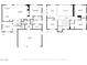 Detailed floor plan showcasing the layout of the home's living spaces, bedrooms, and bathrooms at 10654 Robin Hill Ave, Las Vegas, NV 89129