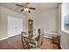 Spacious office space features hardwood floors, glass desk, and bright natural light at 1108 Via Della Curia, Henderson, NV 89011