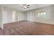 Bright, spacious bedroom featuring large windows and plantation shutters at 12122 High Country Ln, Las Vegas, NV 89138